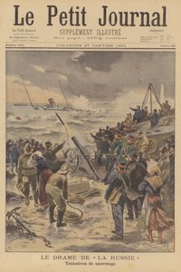 O naufrágio do navio Russie na costa do sul da França